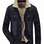Zicac Men's Fleeced Denim Jacket