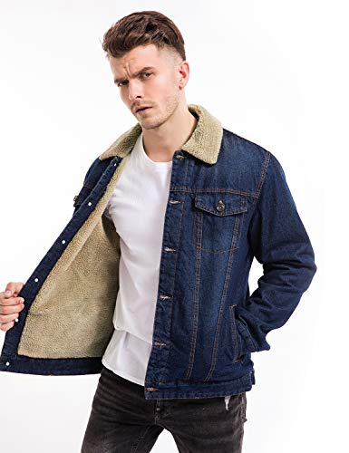 levis denim jacket with sheep's wool lining
