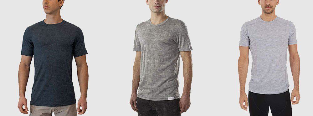 merino wool t shirt in hot weather