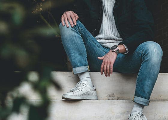rolled up jeans mens fashion