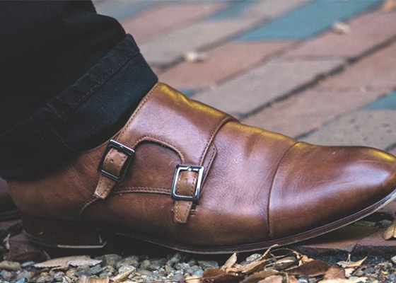 casual monk strap shoes