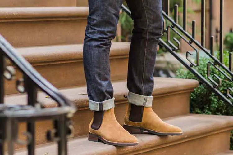 Jeans with chelsea boots men