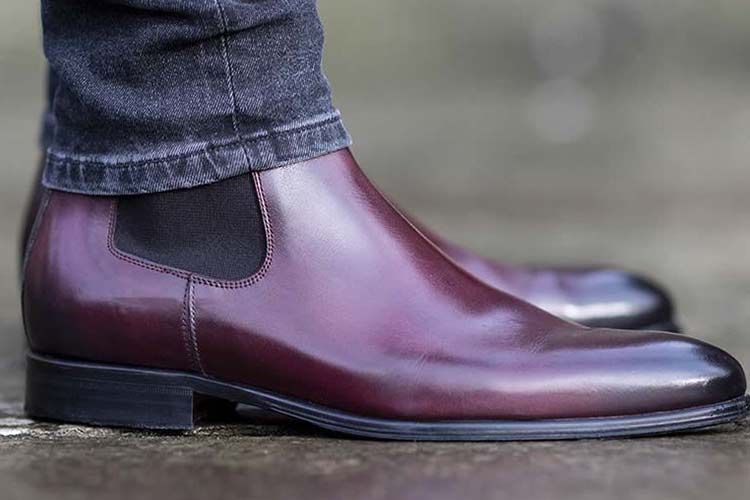 Men's Straight-Leg Jeans with Boots