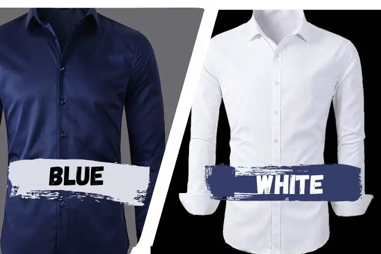 White VS Blue Dress Shirts