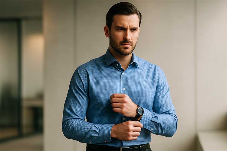 Gingham Cotton Shirt