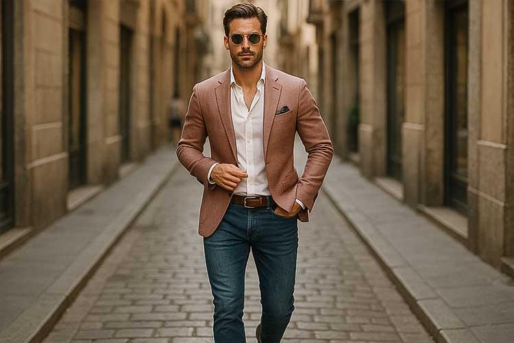 Sports Jacket With Jeans