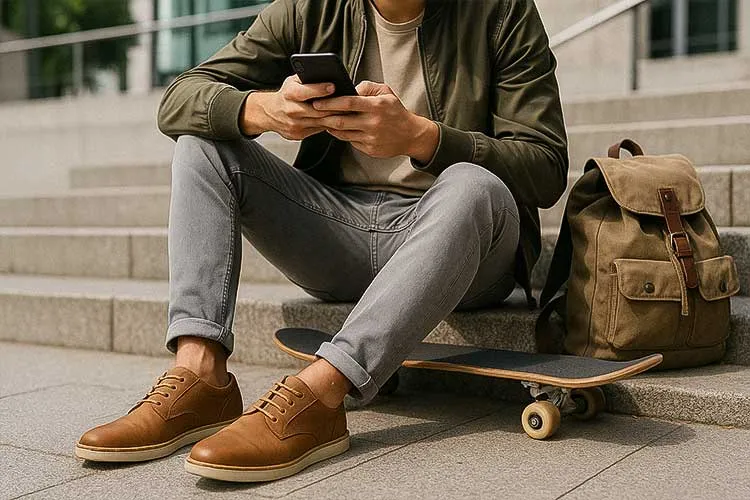 casual dress shoes with jeans
